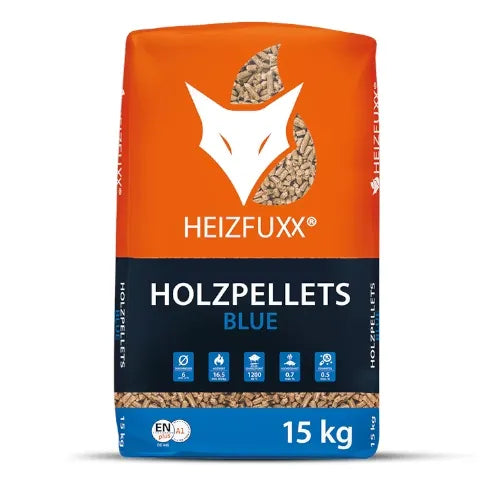 Heizfuxx Holzpellets Red 15kg x 65 Sack 975kg Palette