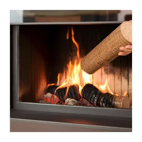 Nestro XL Blue Weichholz-Briketts Palette 96 × 10 kg (960 kg), Heizwert ≥4,6 kWh/kg, Asche ≤1 %