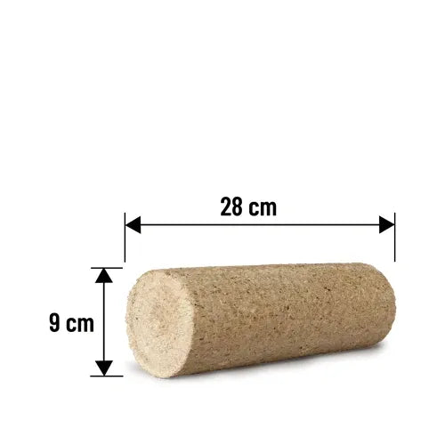 Nestro XL Blue Weichholz-Briketts Palette 96 × 10 kg (960 kg), Heizwert ≥4,6 kWh/kg, Asche ≤1 %